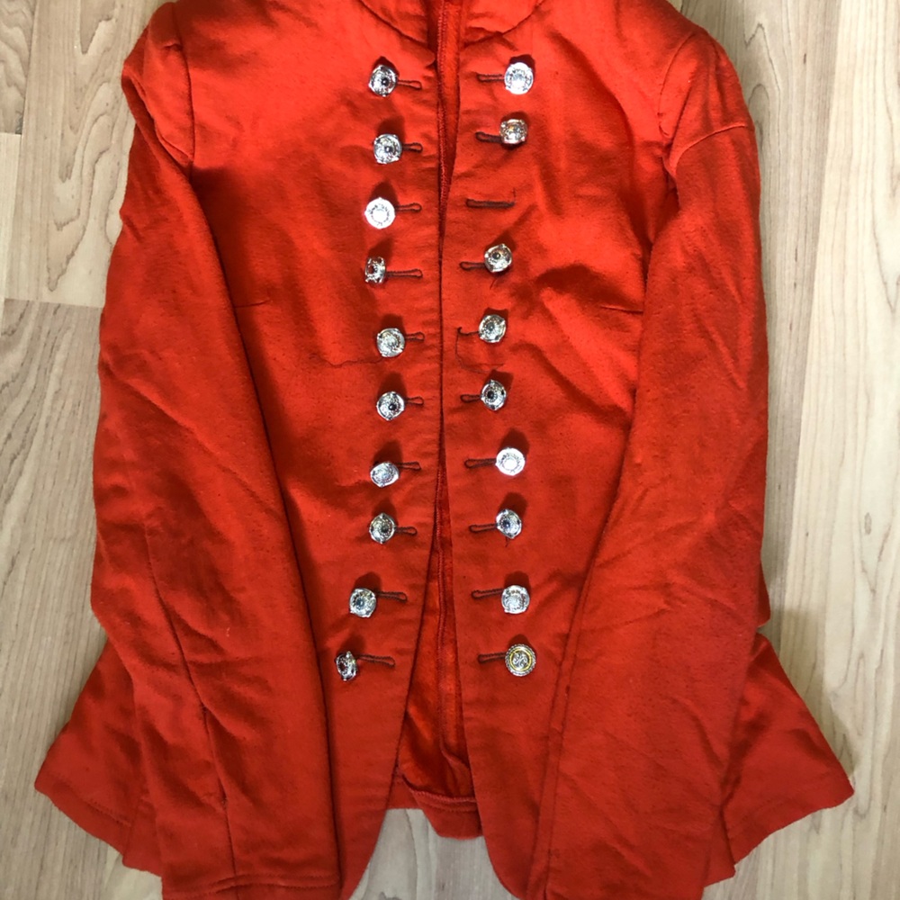 Orange blazer